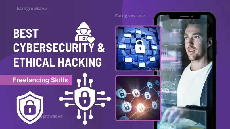 Cybersecurity and ethical hacking are high-paying online jobs in 2025, essential for protecting digital businesses.