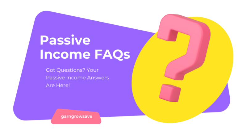 Frequently Asked Questions about Passive Income in Pakistan