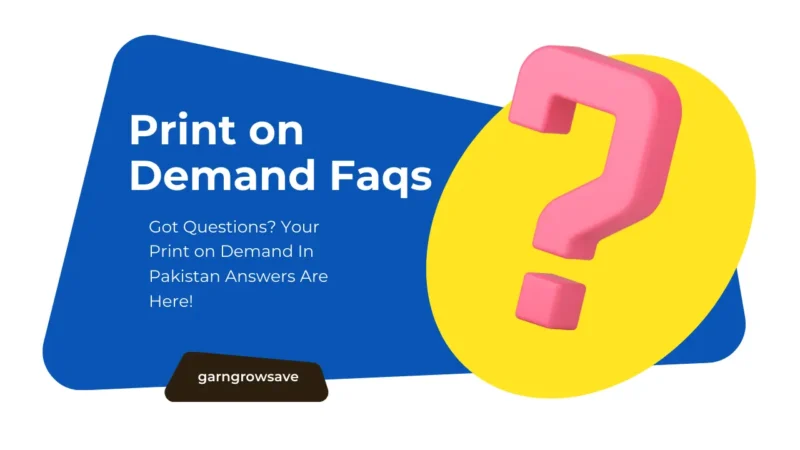 Print on Demand Faqs