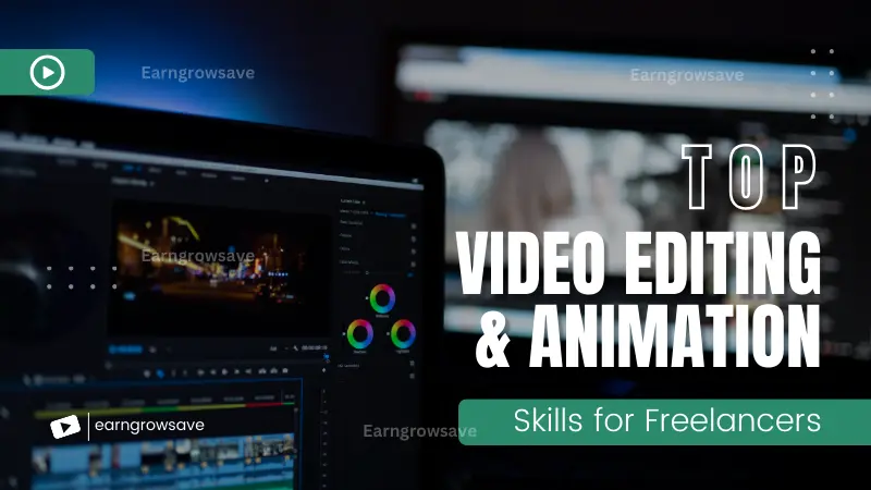 Video editing and animation, using Adobe Premiere Pro and After Effects, are among the most profitable freelancing skills in 2025.