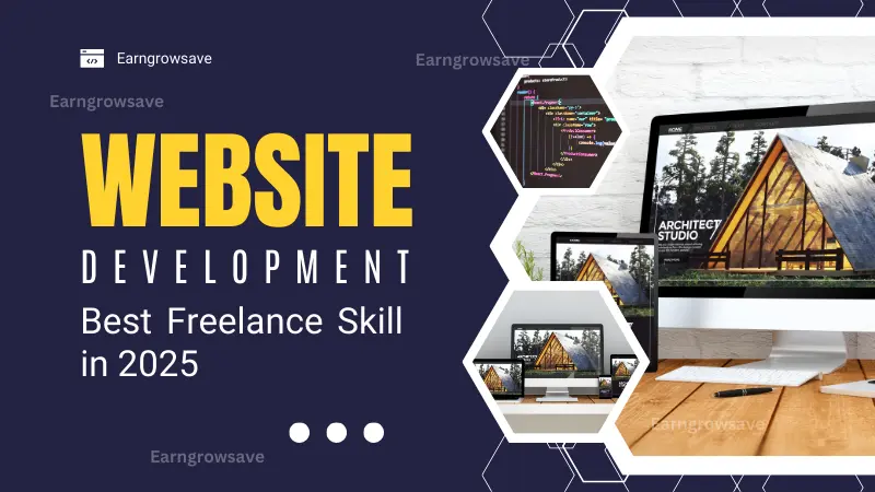 Web development is one of the best freelancing skills in 2025, including HTML, CSS, JavaScript, and WordPress development.
