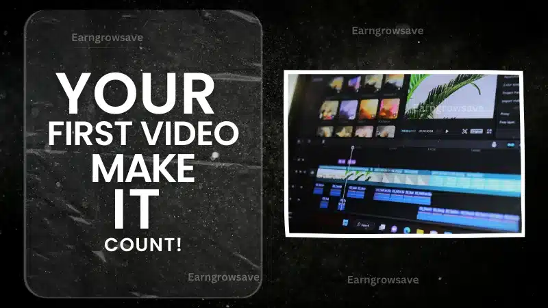 Uploading your first YouTube video